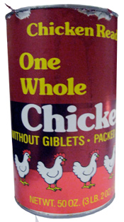 Illustration for article titled Chicken In A Can is a real thing, and we ate it